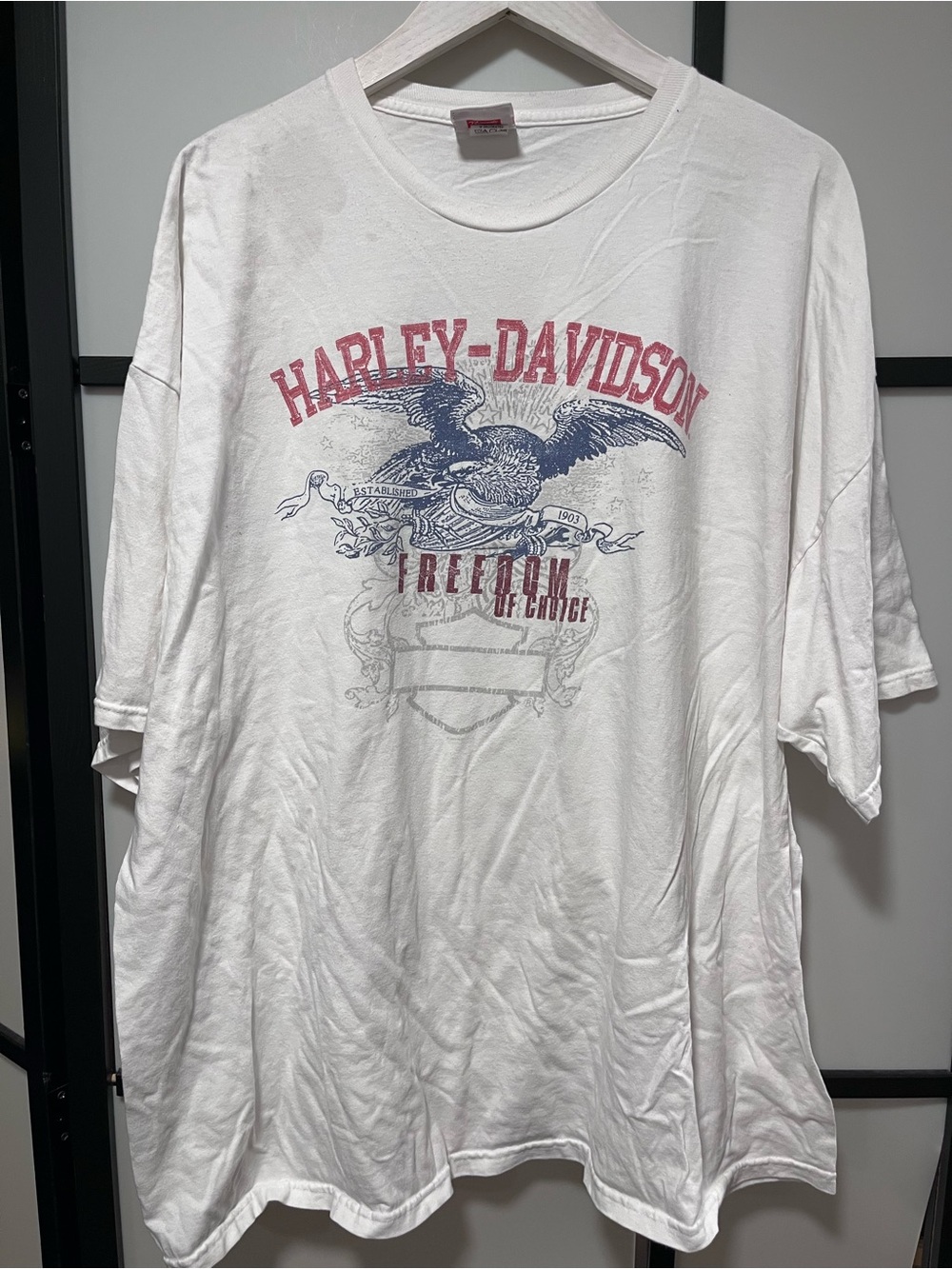 Harley-Davidson Vintage Style Graphic T-Shirt White 3XL Reel Brothers WI
